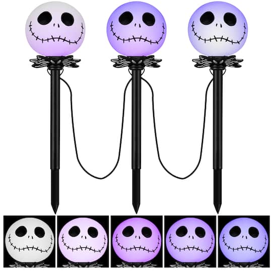 Nightmare Before Christmas Halloween Lightshow Pathway Light Set